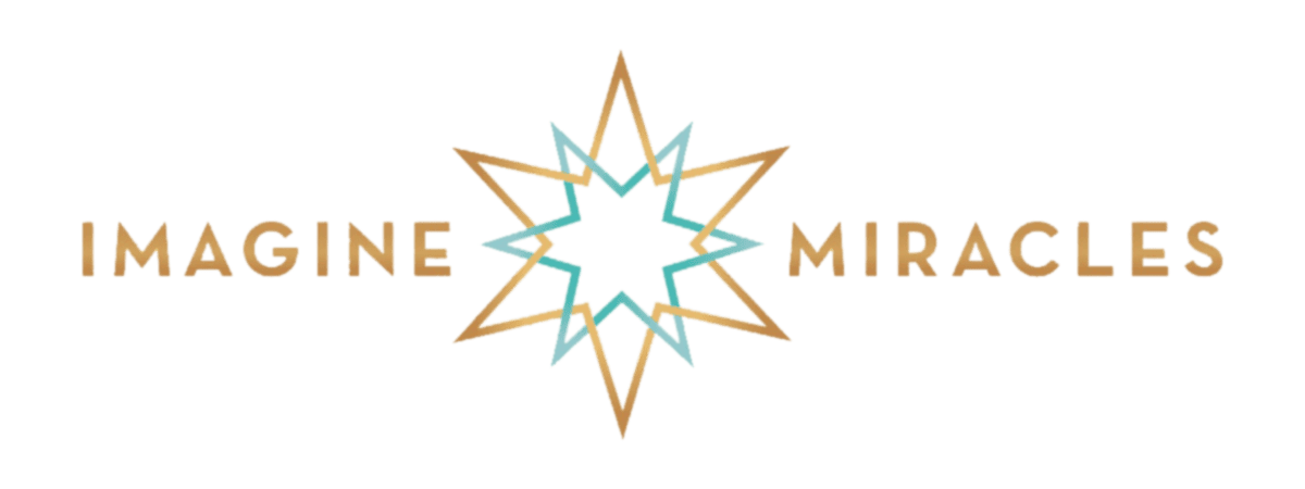 Logo for Imagine Miracles with 12-point star